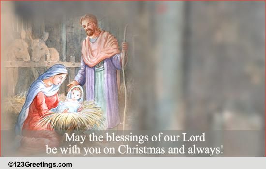 English Christmas Carol Blessing. Free English eCards, Greeting Cards ...