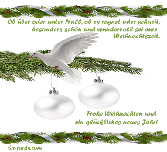 Wundervolle Weihnachtszeit.