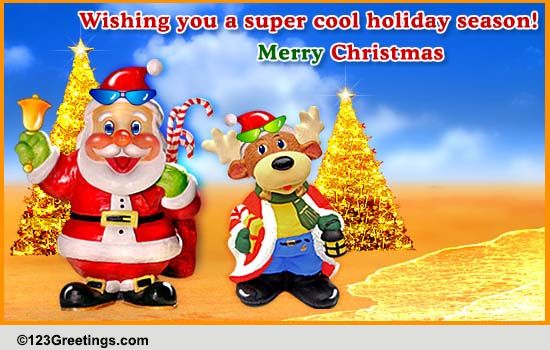 It's Summer Christmas! Free Summer eCards, Greeting Cards | 123 Greetings