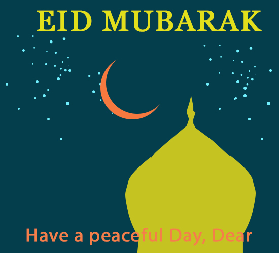 Eid Mubarak, Dear