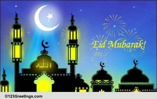 Wish A Joyous Eid Celebration... Free Eid Mubarak eCards, Greeting ...