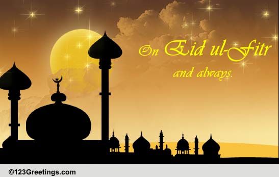 Best Wishes And Prayers On Eid. Free Business Greetings eCards | 123 ...