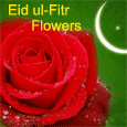 Say Eid Mubarak With Flowers.
