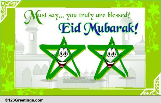 Send Eid Blessings To A True Friend.