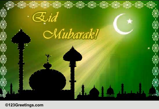 Eid ul-Fitr In Its True Spirit. Free Spirit of Eid eCards | 123 Greetings