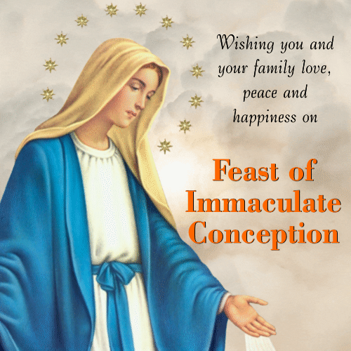 Wishing You Love, Peace And Happiness. Free Feast of the Immaculate ...