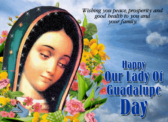 Our Lady Of Guadalupe Card For You.
