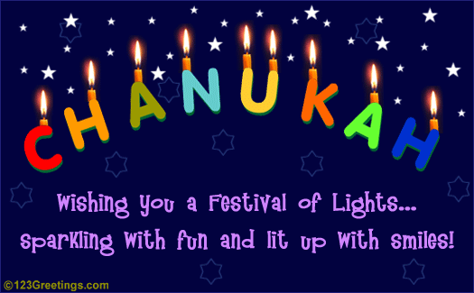 Lit Up With Smiles This Hanukkah!