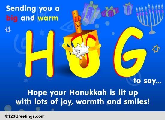 A Big And Warm Hanukkah Hug!