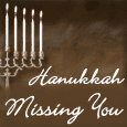 Hanukkah Missing You Card...
