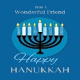 Hanukkah Menorah For Friend.
