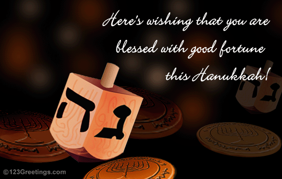 Hanukkah Good Luck Wishes...
