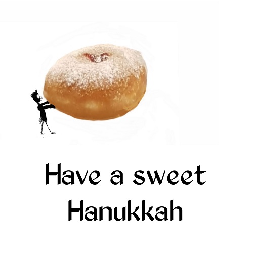 A Sweet Hanukkah Card.