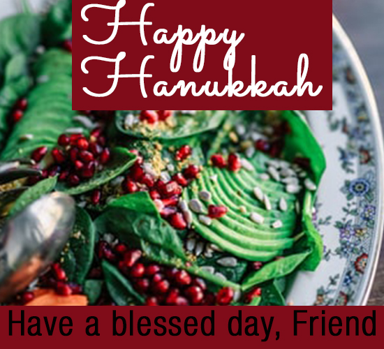 Happy Hanukkah, Dish...