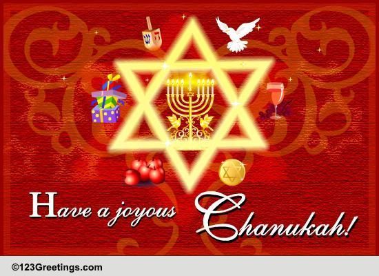 A Joyous Chanukah Or Hanukkah...