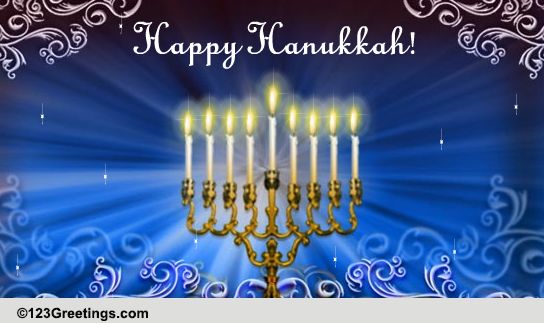 The Light Of Menorah... Free Happy Hanukkah eCards, Greeting Cards ...