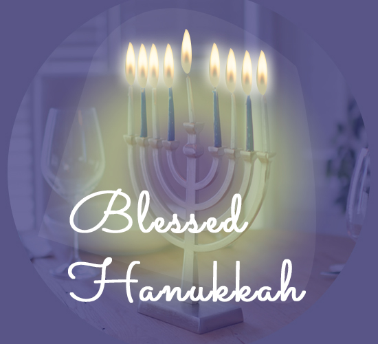 Blessed Hanukkah Light.