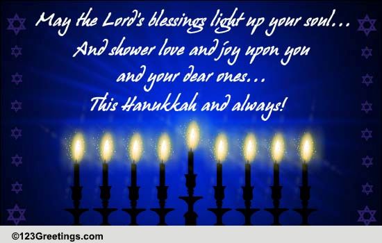 Lord's Blessings On Hanukkah.
