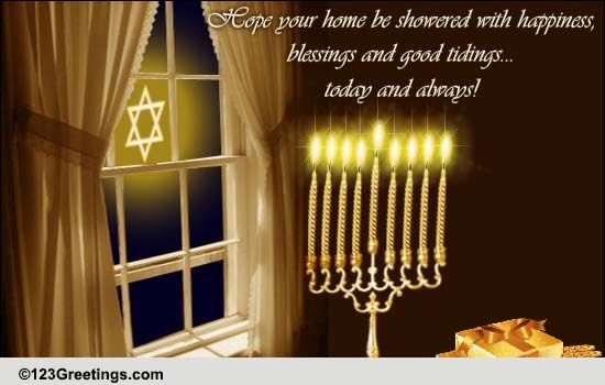 Hanukkah Thank You Cards, Free Hanukkah Thank You Wishes, Greeting ...