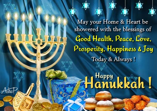 Bright Hanukkah Thank You Wishes. Free Thank You eCards, Greeting Cards ...