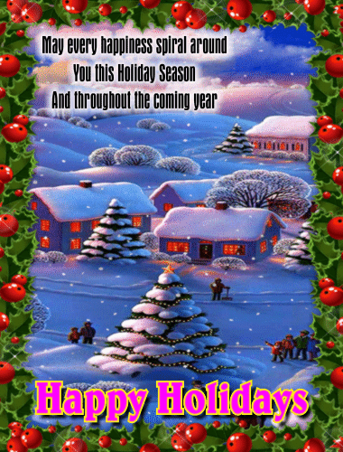 A Happy Holiday Ecard. Free Happy Holidays eCards, Greeting Cards | 123 ...
