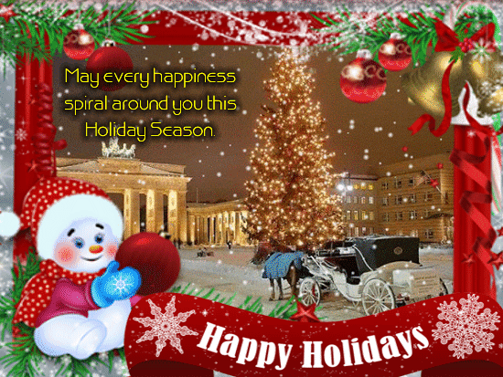 A Nice Happy Holiday Message For...