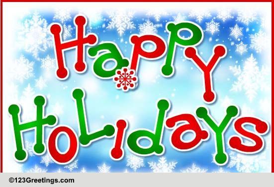 Happy Holidays! Free Happy Holidays eCards, Greeting Cards | 123 Greetings