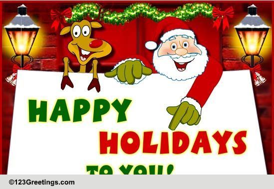 Wish Happy Holidays!
