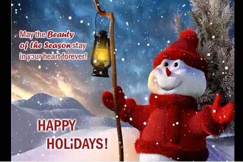 Beauty Of Season Stay In Ur Heart! Free Happy Holidays eCards | 123 ...