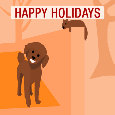 Happy Holidays Dog.