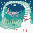 Happy Holidays From Mr. Snowman!