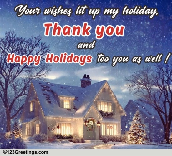 Thank Those Who Lit Up Your Holidays