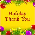 Holiday Special Thank You...