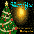 My Holiday Thank You Card.