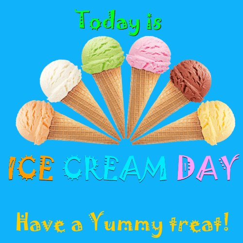 A Yummy Ice Cream Day.