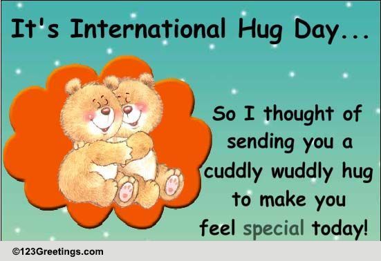 Feel Special Hugs... Free International Hug Day eCards, Greeting Cards ...