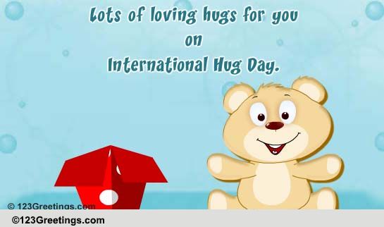 A Surprising And Interactive Hug!