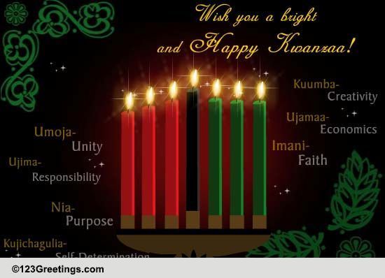 Bright And Happy Kwanzaa.