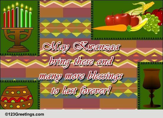 Warm And Happy Kwanzaa Wishes.