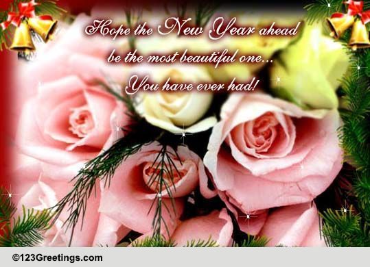 Flowers On New Year's Eve.