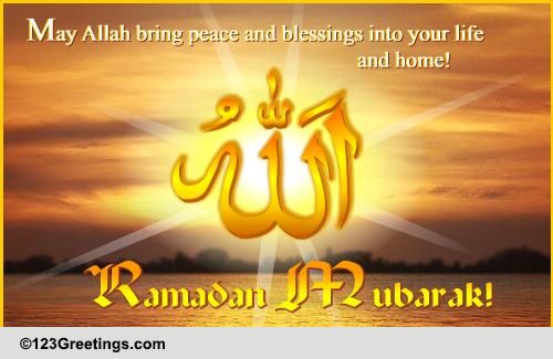 May Allah Bring Happiness On Ramadan!