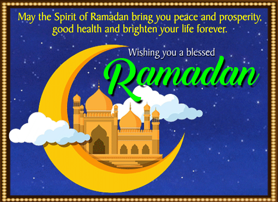 The Spirit Of Ramadan Bring You Peace.