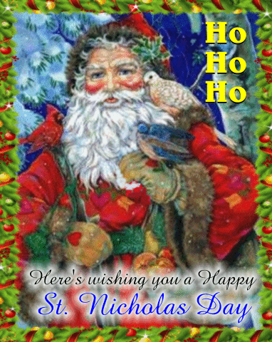 A Happy St Nicholas Day Card.
