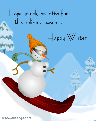 Winter Fun Wish...
