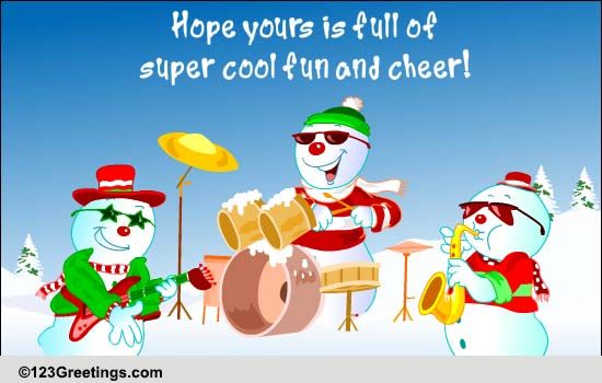 Super Cool Fun On Winter! Free Cool Fun eCards, Greeting Cards | 123 ...