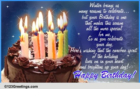 Happy Birthday! Free Specials eCards, Greeting Cards | 123 Greetings