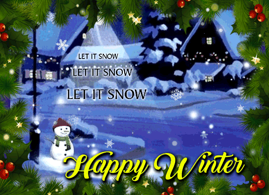A Nice Winter Card For You.