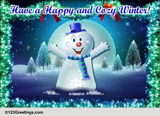 Loads And Loads Of Warm Winter Hugs! Free Happy Winter eCards | 123 ...