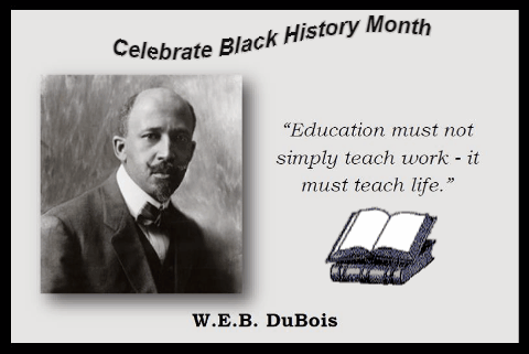Black History Month. W. E. B. Du Bois.