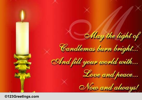 Light Of Candlemas... Free Candlemas eCards, Greeting Cards | 123 Greetings